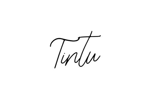 Use a signature maker to create a handwritten signature online. With this signature software, you can design (Bearetta-2O07w) your own signature for name Tintu. Tintu signature style 12 images and pictures png