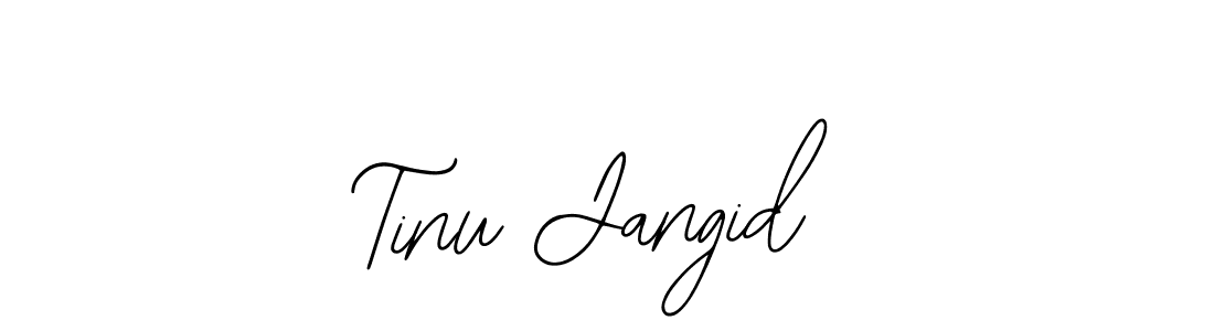 Also You can easily find your signature by using the search form. We will create Tinu Jangid name handwritten signature images for you free of cost using Bearetta-2O07w sign style. Tinu Jangid signature style 12 images and pictures png