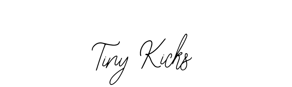 How to Draw Tiny Kicks signature style? Bearetta-2O07w is a latest design signature styles for name Tiny Kicks. Tiny Kicks signature style 12 images and pictures png