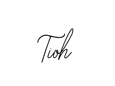 Make a beautiful signature design for name Tioh. With this signature (Bearetta-2O07w) style, you can create a handwritten signature for free. Tioh signature style 12 images and pictures png
