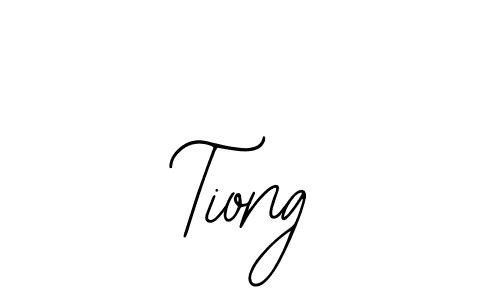 You should practise on your own different ways (Bearetta-2O07w) to write your name (Tiong) in signature. don't let someone else do it for you. Tiong signature style 12 images and pictures png