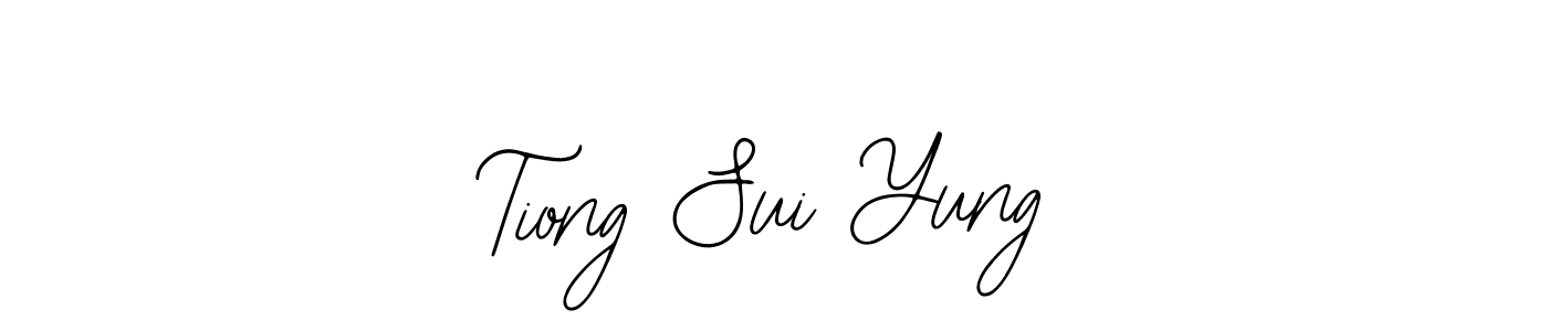 See photos of Tiong Sui Yung official signature by Spectra . Check more albums & portfolios. Read reviews & check more about Bearetta-2O07w font. Tiong Sui Yung signature style 12 images and pictures png