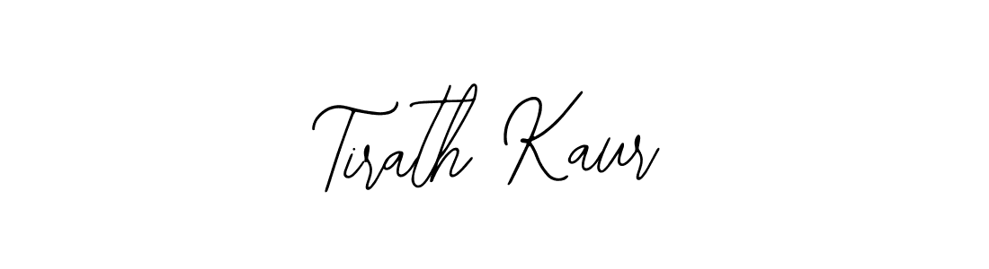 Make a beautiful signature design for name Tirath Kaur. Use this online signature maker to create a handwritten signature for free. Tirath Kaur signature style 12 images and pictures png
