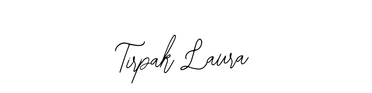 How to make Tirpak Laura name signature. Use Bearetta-2O07w style for creating short signs online. This is the latest handwritten sign. Tirpak Laura signature style 12 images and pictures png