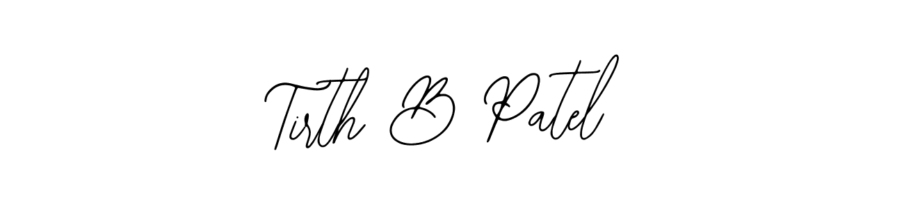 Also You can easily find your signature by using the search form. We will create Tirth B Patel name handwritten signature images for you free of cost using Bearetta-2O07w sign style. Tirth B Patel signature style 12 images and pictures png