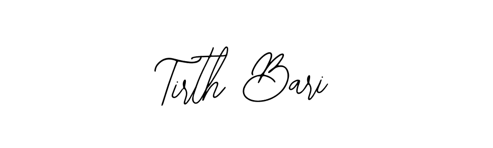 It looks lik you need a new signature style for name Tirth Bari. Design unique handwritten (Bearetta-2O07w) signature with our free signature maker in just a few clicks. Tirth Bari signature style 12 images and pictures png