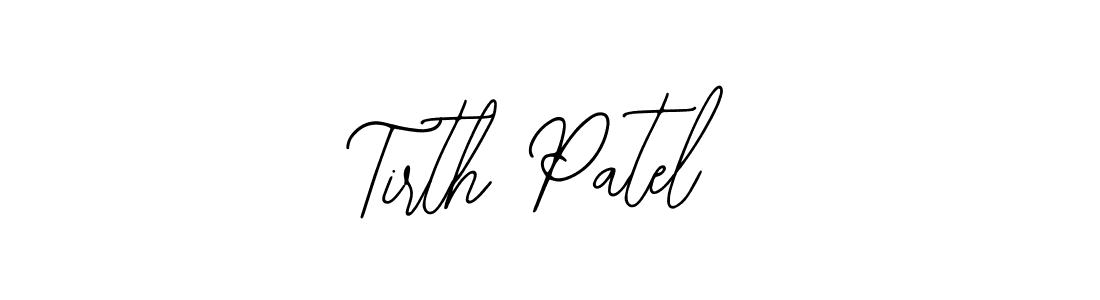 Make a beautiful signature design for name Tirth Patel. Use this online signature maker to create a handwritten signature for free. Tirth Patel signature style 12 images and pictures png