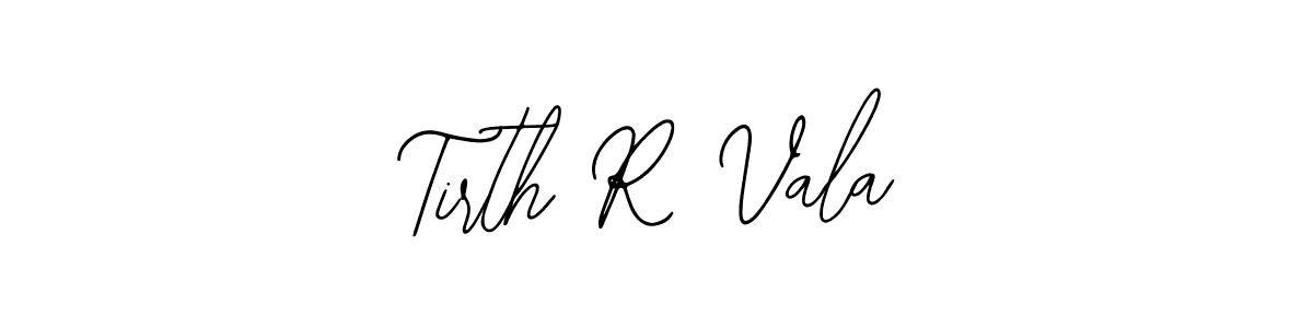 The best way (Bearetta-2O07w) to make a short signature is to pick only two or three words in your name. The name Tirth R Vala include a total of six letters. For converting this name. Tirth R Vala signature style 12 images and pictures png