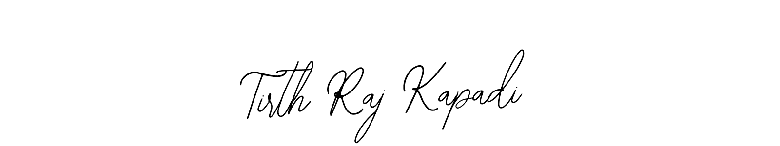 Make a beautiful signature design for name Tirth Raj Kapadi. With this signature (Bearetta-2O07w) style, you can create a handwritten signature for free. Tirth Raj Kapadi signature style 12 images and pictures png