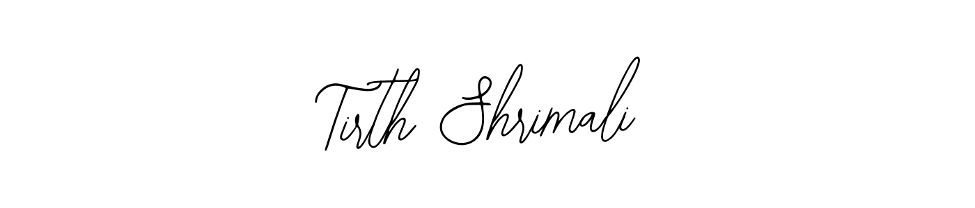 Also You can easily find your signature by using the search form. We will create Tirth Shrimali name handwritten signature images for you free of cost using Bearetta-2O07w sign style. Tirth Shrimali signature style 12 images and pictures png