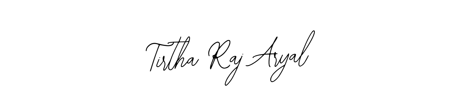 Make a beautiful signature design for name Tirtha Raj Aryal. With this signature (Bearetta-2O07w) style, you can create a handwritten signature for free. Tirtha Raj Aryal signature style 12 images and pictures png