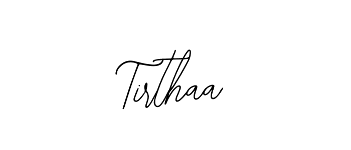Create a beautiful signature design for name Tirthaa. With this signature (Bearetta-2O07w) fonts, you can make a handwritten signature for free. Tirthaa signature style 12 images and pictures png