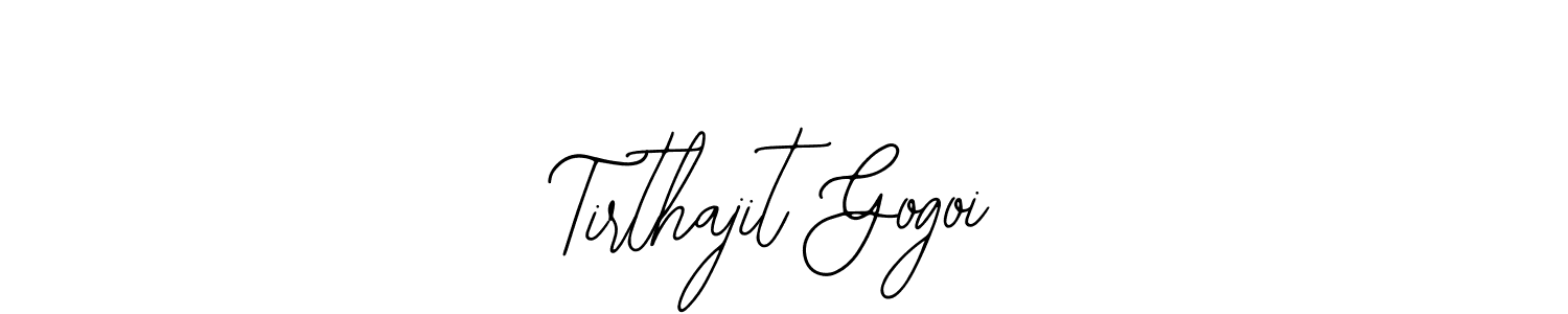 Tirthajit Gogoi stylish signature style. Best Handwritten Sign (Bearetta-2O07w) for my name. Handwritten Signature Collection Ideas for my name Tirthajit Gogoi. Tirthajit Gogoi signature style 12 images and pictures png