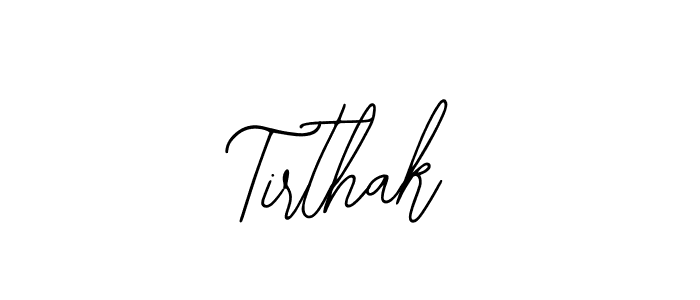 Create a beautiful signature design for name Tirthak. With this signature (Bearetta-2O07w) fonts, you can make a handwritten signature for free. Tirthak signature style 12 images and pictures png