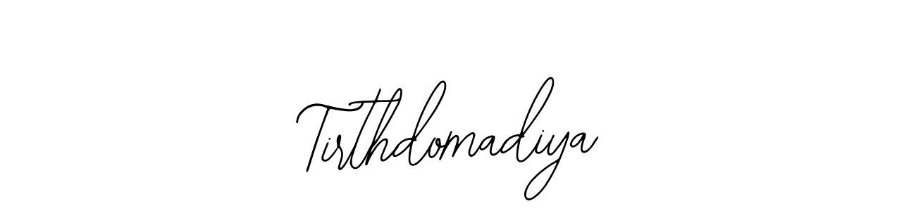 Create a beautiful signature design for name Tirthdomadiya. With this signature (Bearetta-2O07w) fonts, you can make a handwritten signature for free. Tirthdomadiya signature style 12 images and pictures png