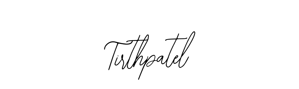 Use a signature maker to create a handwritten signature online. With this signature software, you can design (Bearetta-2O07w) your own signature for name Tirthpatel. Tirthpatel signature style 12 images and pictures png