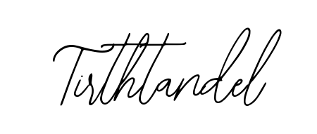 Practice writing Tirthtandel with the flow of Bearetta-2O07w lettering. A fantastic source of inspiration for developing your personal signature style. Tirthtandel signature style 12 images and pictures png