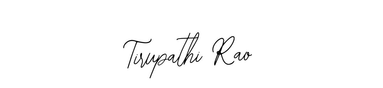 Similarly Bearetta-2O07w is the best handwritten signature design. Signature creator online .You can use it as an online autograph creator for name Tirupathi Rao. Tirupathi Rao signature style 12 images and pictures png