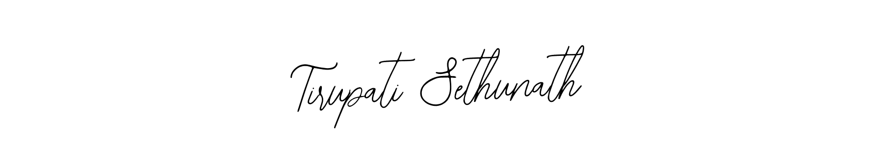 It looks lik you need a new signature style for name Tirupati Sethunath. Design unique handwritten (Bearetta-2O07w) signature with our free signature maker in just a few clicks. Tirupati Sethunath signature style 12 images and pictures png