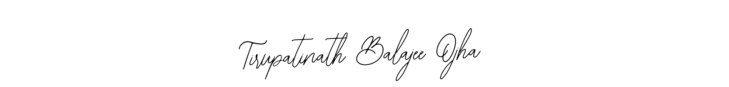You can use this online signature creator to create a handwritten signature for the name Tirupatinath Balajee Ojha. This is the best online autograph maker. Tirupatinath Balajee Ojha signature style 12 images and pictures png