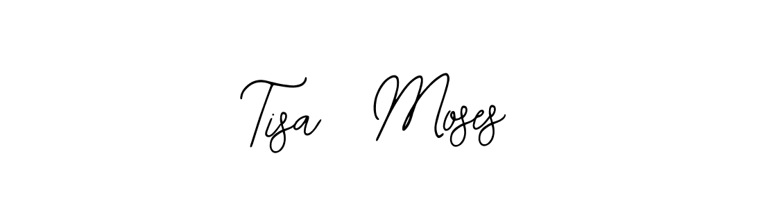 Bearetta-2O07w is a professional signature style that is perfect for those who want to add a touch of class to their signature. It is also a great choice for those who want to make their signature more unique. Get Tisa  Moses name to fancy signature for free. Tisa  Moses signature style 12 images and pictures png