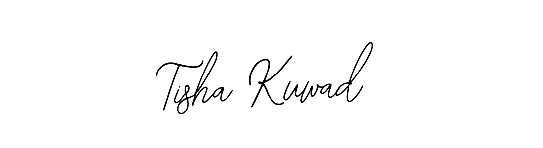 The best way (Bearetta-2O07w) to make a short signature is to pick only two or three words in your name. The name Tisha Kuwad include a total of six letters. For converting this name. Tisha Kuwad signature style 12 images and pictures png