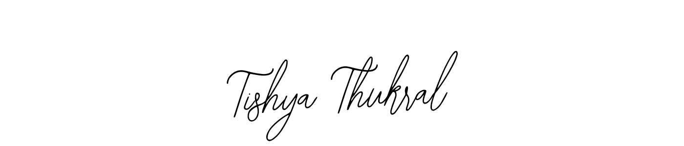 How to Draw Tishya Thukral signature style? Bearetta-2O07w is a latest design signature styles for name Tishya Thukral. Tishya Thukral signature style 12 images and pictures png