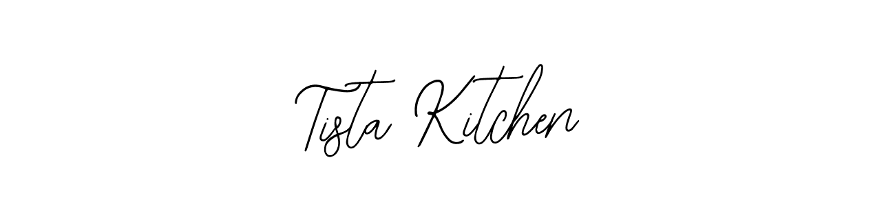 How to Draw Tista Kitchen signature style? Bearetta-2O07w is a latest design signature styles for name Tista Kitchen. Tista Kitchen signature style 12 images and pictures png