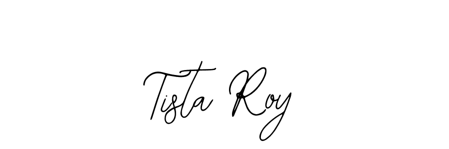 How to make Tista Roy name signature. Use Bearetta-2O07w style for creating short signs online. This is the latest handwritten sign. Tista Roy signature style 12 images and pictures png
