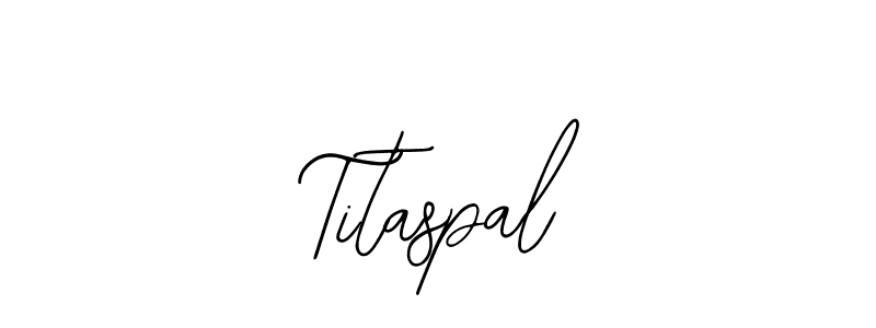 Bearetta-2O07w is a professional signature style that is perfect for those who want to add a touch of class to their signature. It is also a great choice for those who want to make their signature more unique. Get Titaspal name to fancy signature for free. Titaspal signature style 12 images and pictures png