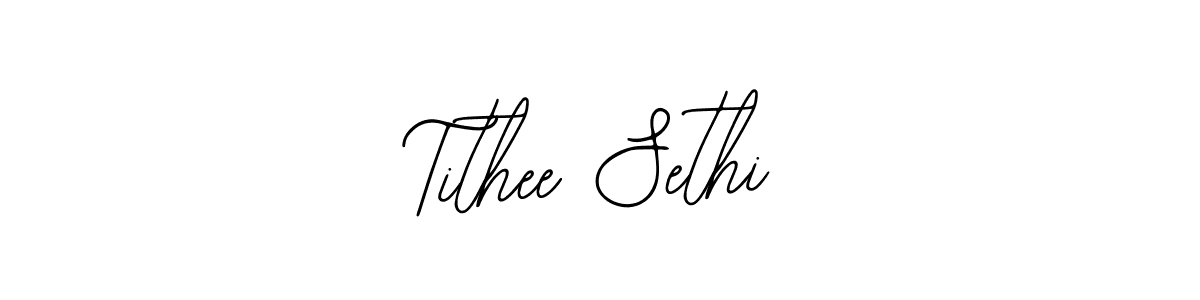 Use a signature maker to create a handwritten signature online. With this signature software, you can design (Bearetta-2O07w) your own signature for name Tithee Sethi. Tithee Sethi signature style 12 images and pictures png