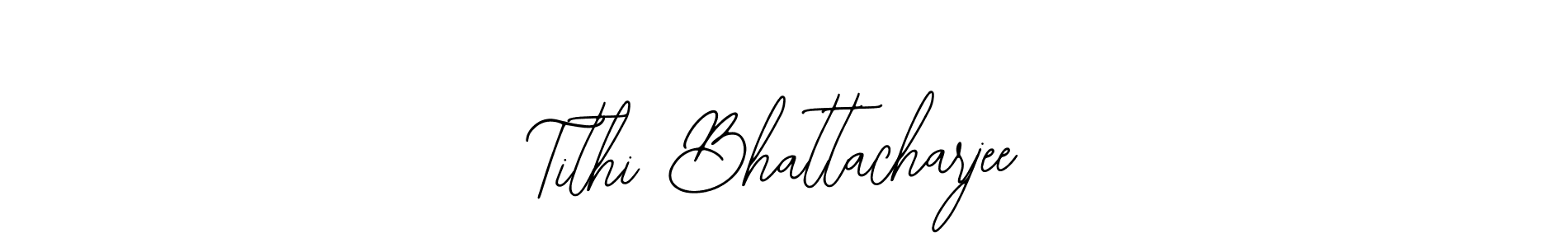 The best way (Bearetta-2O07w) to make a short signature is to pick only two or three words in your name. The name Tithi Bhattacharjee include a total of six letters. For converting this name. Tithi Bhattacharjee signature style 12 images and pictures png