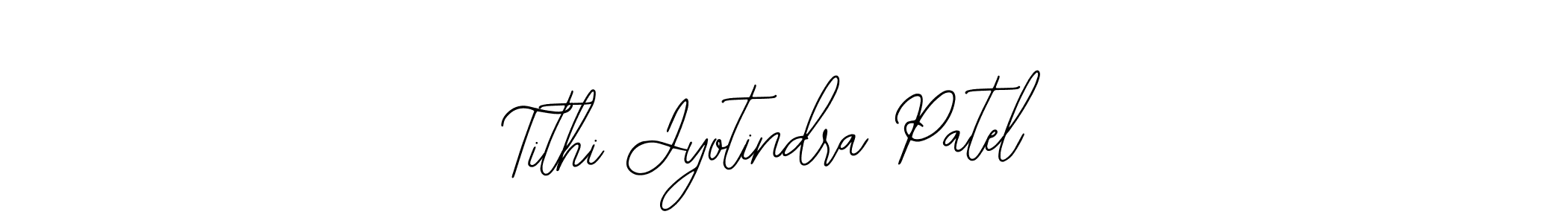 How to Draw Tithi Jyotindra Patel signature style? Bearetta-2O07w is a latest design signature styles for name Tithi Jyotindra Patel. Tithi Jyotindra Patel signature style 12 images and pictures png