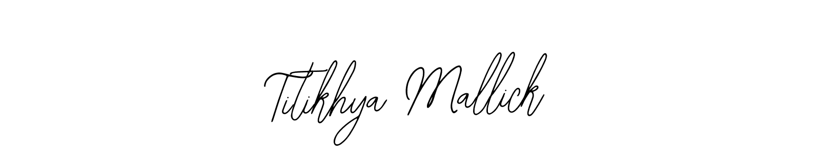 It looks lik you need a new signature style for name Titikhya Mallick. Design unique handwritten (Bearetta-2O07w) signature with our free signature maker in just a few clicks. Titikhya Mallick signature style 12 images and pictures png