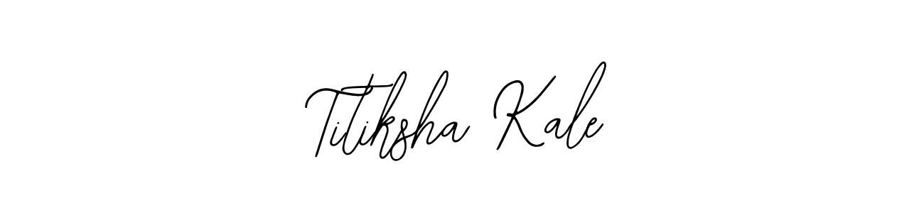 How to Draw Titiksha Kale signature style? Bearetta-2O07w is a latest design signature styles for name Titiksha Kale. Titiksha Kale signature style 12 images and pictures png