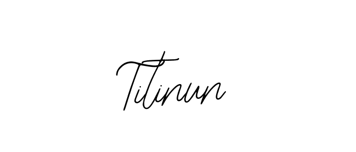 Titinun stylish signature style. Best Handwritten Sign (Bearetta-2O07w) for my name. Handwritten Signature Collection Ideas for my name Titinun. Titinun signature style 12 images and pictures png