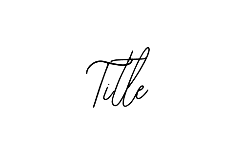 Similarly Bearetta-2O07w is the best handwritten signature design. Signature creator online .You can use it as an online autograph creator for name Title. Title signature style 12 images and pictures png