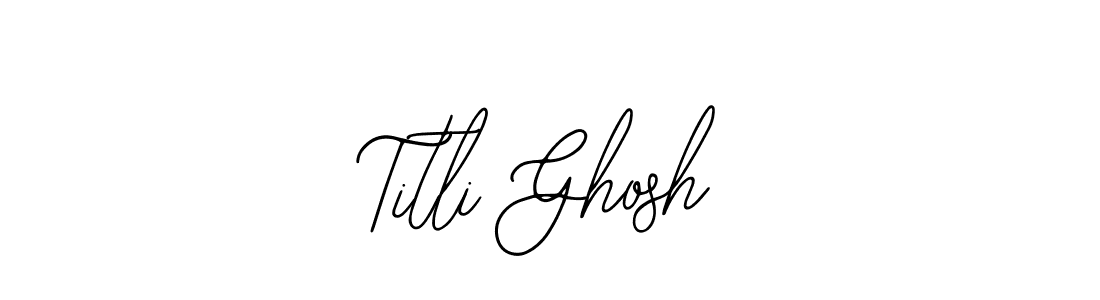 The best way (Bearetta-2O07w) to make a short signature is to pick only two or three words in your name. The name Titli Ghosh include a total of six letters. For converting this name. Titli Ghosh signature style 12 images and pictures png