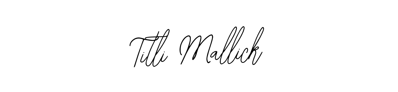 Make a beautiful signature design for name Titli Mallick. With this signature (Bearetta-2O07w) style, you can create a handwritten signature for free. Titli Mallick signature style 12 images and pictures png