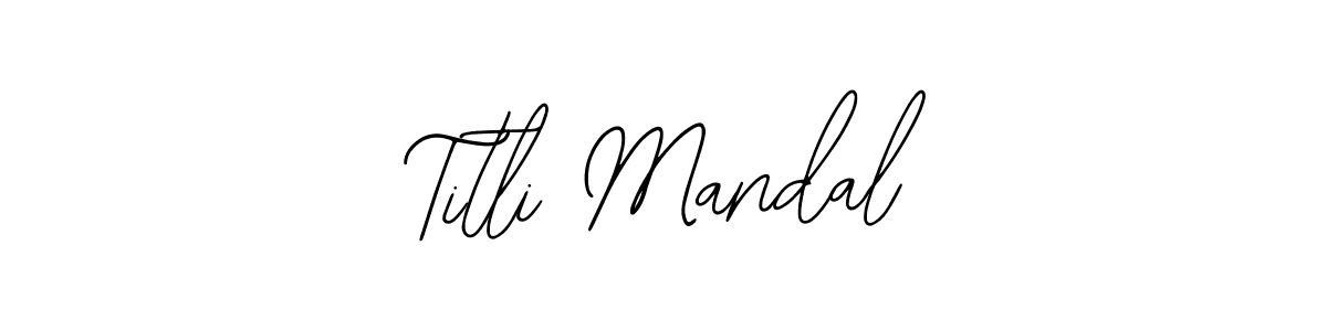 How to Draw Titli Mandal signature style? Bearetta-2O07w is a latest design signature styles for name Titli Mandal. Titli Mandal signature style 12 images and pictures png