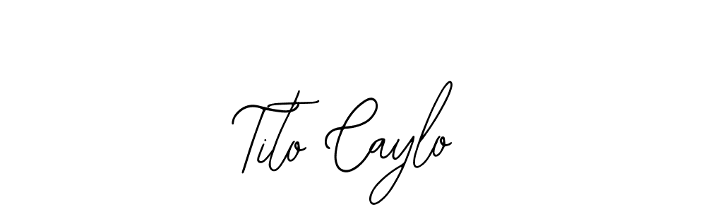 Bearetta-2O07w is a professional signature style that is perfect for those who want to add a touch of class to their signature. It is also a great choice for those who want to make their signature more unique. Get Tito Caylo name to fancy signature for free. Tito Caylo signature style 12 images and pictures png