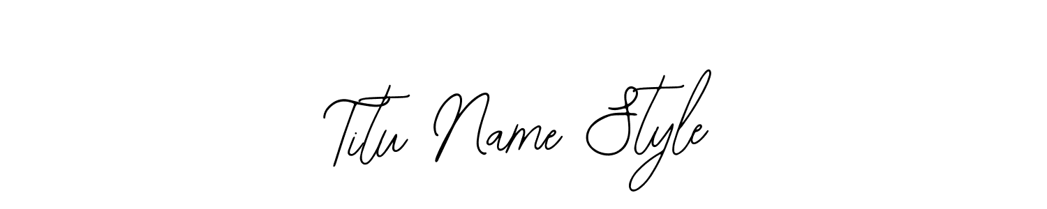 Make a beautiful signature design for name Titu Name Style. With this signature (Bearetta-2O07w) style, you can create a handwritten signature for free. Titu Name Style signature style 12 images and pictures png