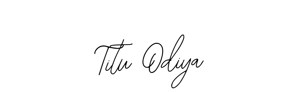 Once you've used our free online signature maker to create your best signature Bearetta-2O07w style, it's time to enjoy all of the benefits that Titu Odiya name signing documents. Titu Odiya signature style 12 images and pictures png