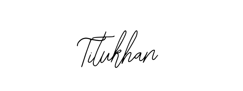 Design your own signature with our free online signature maker. With this signature software, you can create a handwritten (Bearetta-2O07w) signature for name Titukhan. Titukhan signature style 12 images and pictures png