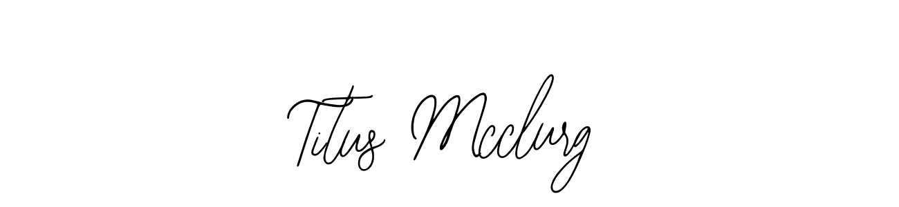 Bearetta-2O07w is a professional signature style that is perfect for those who want to add a touch of class to their signature. It is also a great choice for those who want to make their signature more unique. Get Titus Mcclurg name to fancy signature for free. Titus Mcclurg signature style 12 images and pictures png