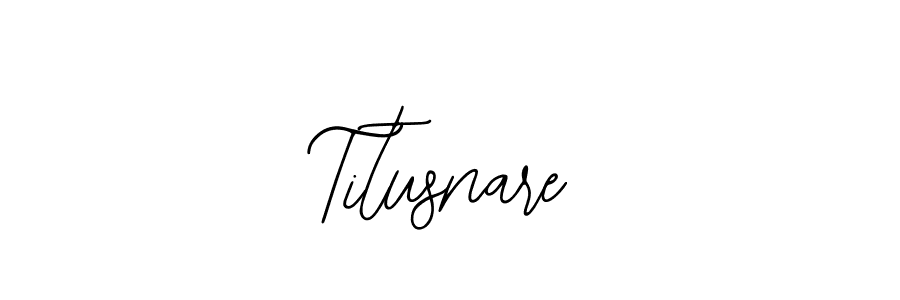 The best way (Bearetta-2O07w) to make a short signature is to pick only two or three words in your name. The name Titusnare include a total of six letters. For converting this name. Titusnare signature style 12 images and pictures png