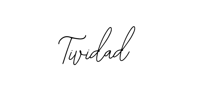 Similarly Bearetta-2O07w is the best handwritten signature design. Signature creator online .You can use it as an online autograph creator for name Tividad. Tividad signature style 12 images and pictures png