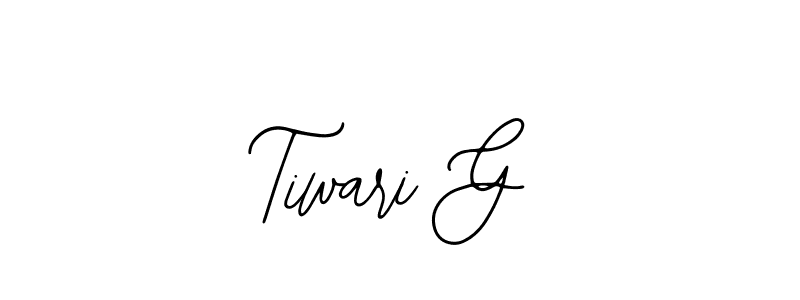 How to Draw Tiwari G signature style? Bearetta-2O07w is a latest design signature styles for name Tiwari G. Tiwari G signature style 12 images and pictures png