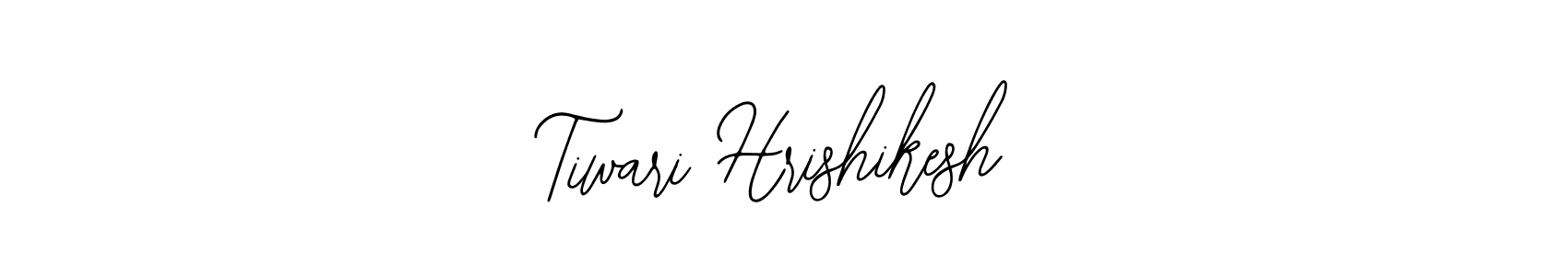 You should practise on your own different ways (Bearetta-2O07w) to write your name (Tiwari Hrishikesh) in signature. don't let someone else do it for you. Tiwari Hrishikesh signature style 12 images and pictures png