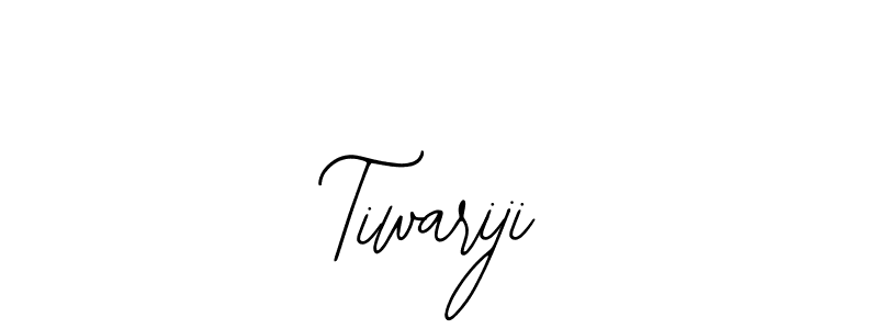 Use a signature maker to create a handwritten signature online. With this signature software, you can design (Bearetta-2O07w) your own signature for name Tiwariji. Tiwariji signature style 12 images and pictures png